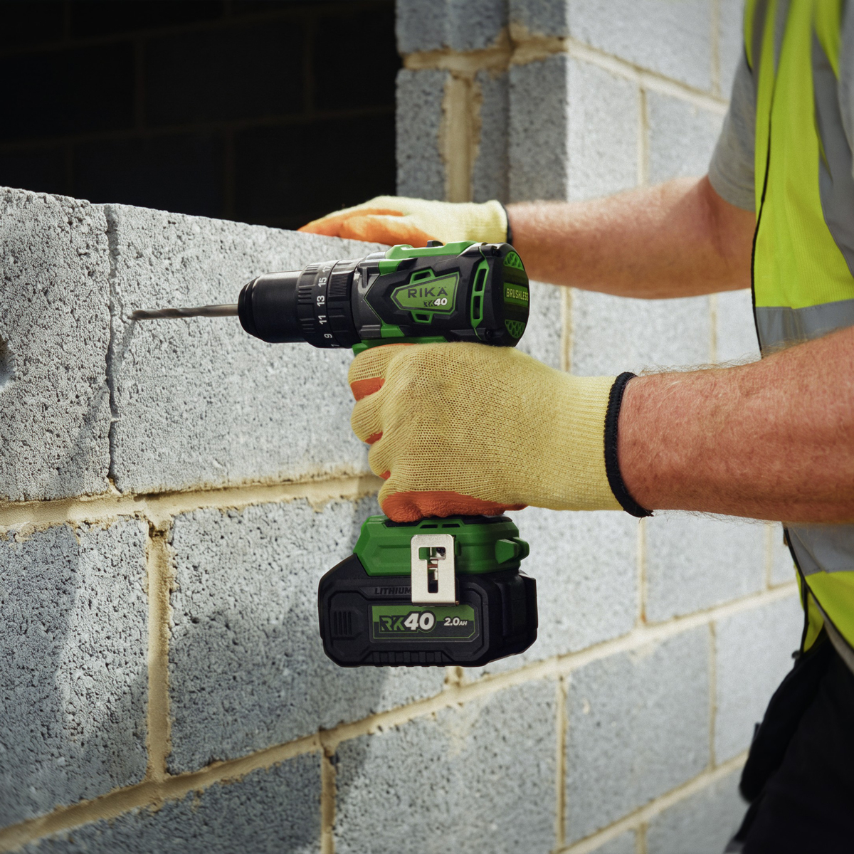 Rikä RK40 40V Cordless Compact Combi Drill | 79Nm | Brushless Motor | Body Only